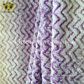 China Supplier Coral Fleece Fabric Purple Color Super Soft Cloth Blanket Cloth